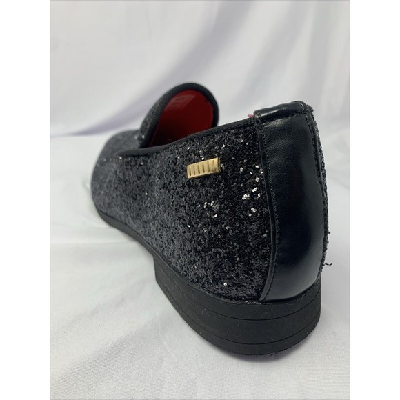 Mens Sequins Glitter Pointy Toe Shoes US size 9.5 - Picture 4 of 6